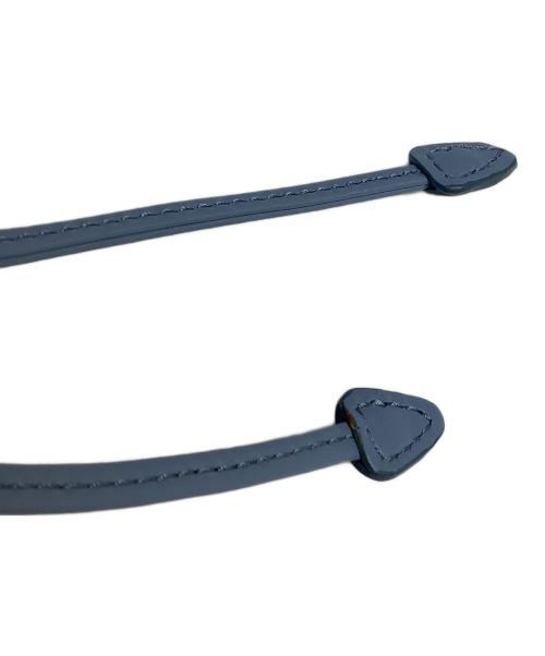 MIU MIU（ミュウミュウ）MIU MIU (ミュウミュウ) ドローストリングバッグ ブルーの古着・服飾アイテム