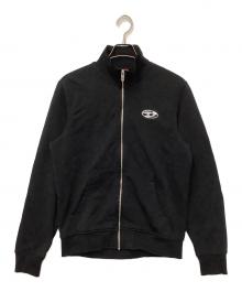 DIESEL（ディーゼル）の古着「ジップアップスウェット」｜ブラック