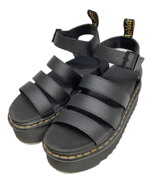 Dr.Martens（ドクターマーチン）Dr.Martens (ドクターマーチン) 厚底サンダル ブラック サイズ:UK6の古着・服飾アイテム