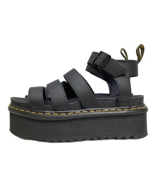 Dr.Martens（ドクターマーチン）Dr.Martens (ドクターマーチン) 厚底サンダル ブラック サイズ:UK6の古着・服飾アイテム
