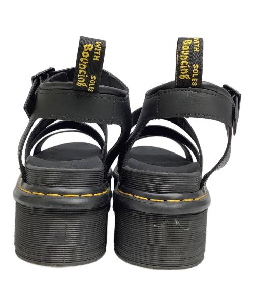 Dr.Martens（ドクターマーチン）Dr.Martens (ドクターマーチン) 厚底サンダル ブラック サイズ:UK6の古着・服飾アイテム