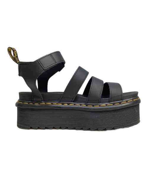 Dr.Martens（ドクターマーチン）Dr.Martens (ドクターマーチン) 厚底サンダル ブラック サイズ:UK6の古着・服飾アイテム