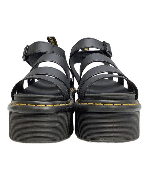 Dr.Martens（ドクターマーチン）Dr.Martens (ドクターマーチン) 厚底サンダル ブラック サイズ:UK6の古着・服飾アイテム