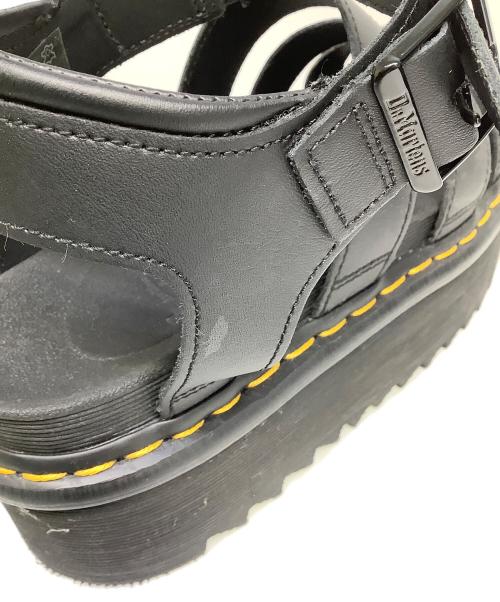 Dr.Martens（ドクターマーチン）Dr.Martens (ドクターマーチン) 厚底サンダル ブラック サイズ:UK6の古着・服飾アイテム