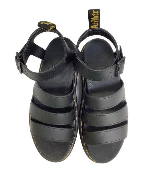 Dr.Martens（ドクターマーチン）Dr.Martens (ドクターマーチン) 厚底サンダル ブラック サイズ:UK6の古着・服飾アイテム