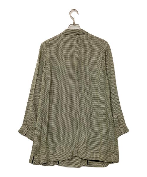 Ameri（アメリ）AMERI (アメリ) テーラードジャケット ベージュ×ブラック サイズ:Fの古着・服飾アイテム