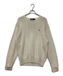 POLO RALPH LAUREN（ポロ・ラルフローレン）の古着「厚手ニット」｜ベージュ
