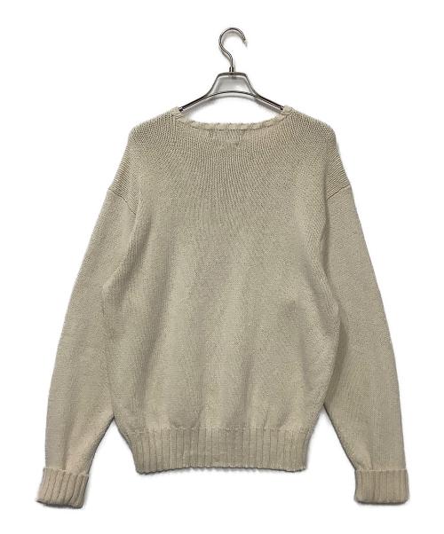 POLO RALPH LAUREN（ポロ・ラルフローレン）POLO RALPH LAUREN (ポロ・ラルフローレン) 厚手ニット ベージュ サイズ:Lの古着・服飾アイテム