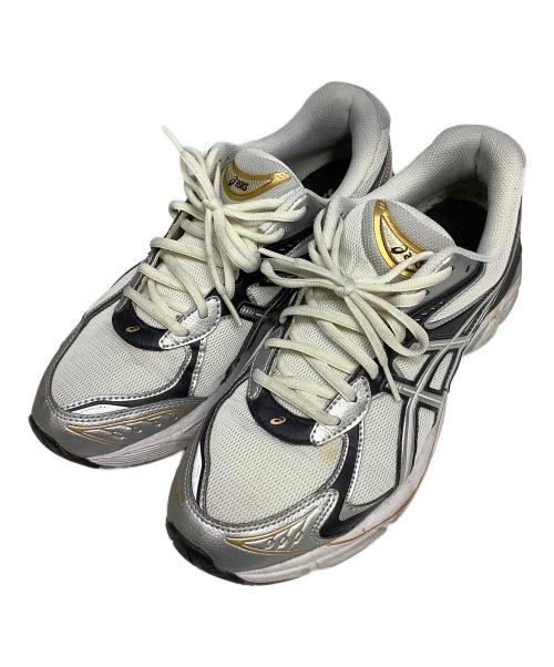 asics（アシックス）asics (アシックス) スニーカー ホワイト×ブラック サイズ:27.5cmの古着・服飾アイテム