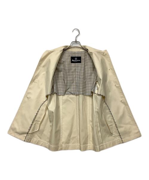 Aquascutum（アクアスキュータム）Aquascutum (アクアスキュータム) トレンチコート ベージュ サイズ:9号の古着・服飾アイテム