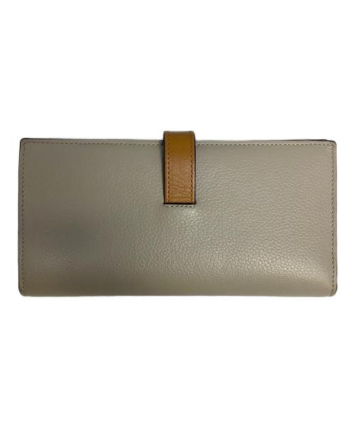 LOEWE（ロエベ）LOEWE (ロエベ) 長財布 ベージュ×ピンクの古着・服飾アイテム