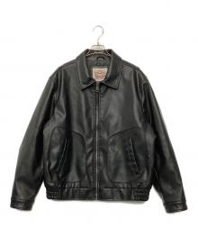 LEVI'S（リーバイス）の古着「フェイクレザージャケット」｜ブラック