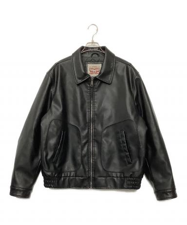 リーバイス　レザージャケット　黒　SIZE XXL 中古・古着通販】LEVI'S (リーバイス) フェイクレザージャケット