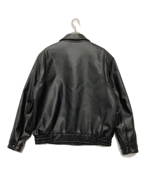 LEVI'S（リーバイス）LEVI'S (リーバイス) フェイクレザージャケット ブラック サイズ:XLの古着・服飾アイテム