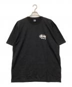 stussyステューシー）の古着「半袖カットソー」｜ブラック