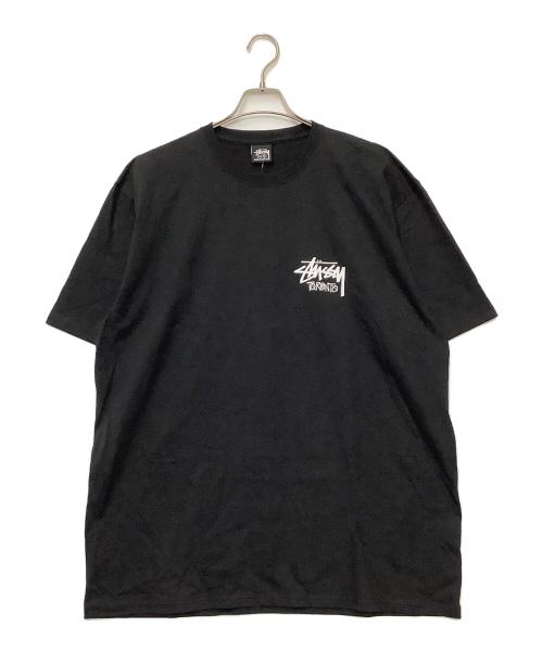 stussy（ステューシー）stussy (ステューシー) 半袖カットソー ブラック サイズ:XLの古着・服飾アイテム