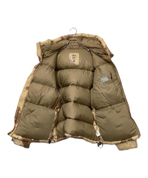 stussy（ステューシー）stussy (ステューシー) ダウンジャケット ベージュ サイズ:Lの古着・服飾アイテム
