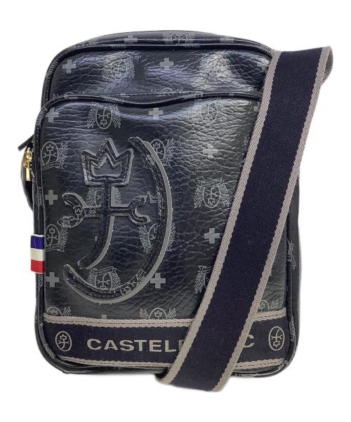 CASTELBAJAC（カステルバジャック）CASTELBAJAC (カステルバジャック) ショルダーバッグ ブラックの古着・服飾アイテム