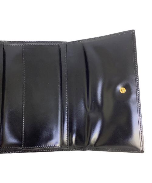 BVLGARI（ブルガリ）BVLGARI (ブルガリ) 3つ折り財布 ブラックの古着・服飾アイテム