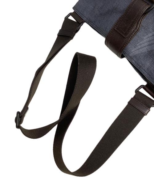 BALLY（バリー）BALLY (バリー) ショルダーバッグ ブルー×ブラウンの古着・服飾アイテム