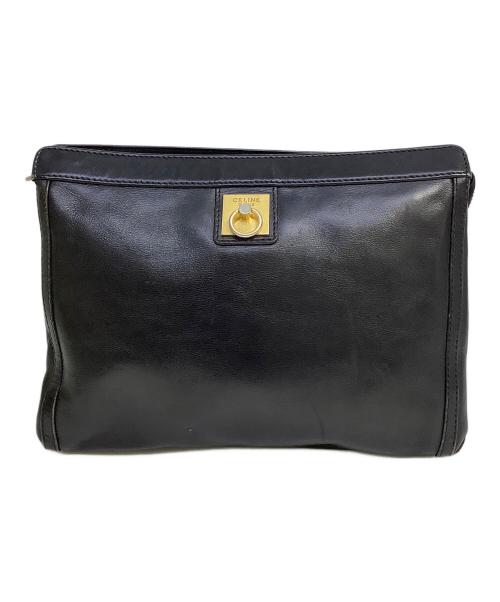 CELINE（セリーヌ）CELINE (セリーヌ) クラッチバッグ ブラックの古着・服飾アイテム