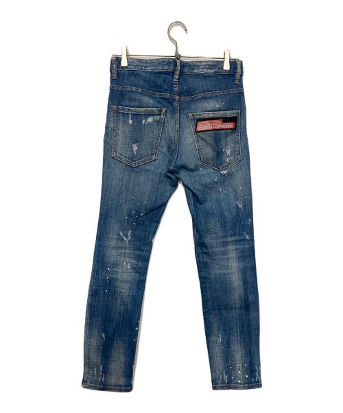 DSQUARED2（ディースクエアード）DSQUARED2 (ディースクエアード) デニムパンツ ブルー サイズ:42の古着・服飾アイテム