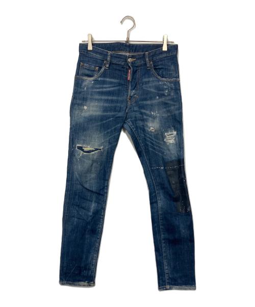 DSQUARED2（ディースクエアード）DSQUARED2 (ディースクエアード) デニムパンツ インディゴ サイズ:42の古着・服飾アイテム