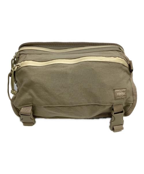 PORTER（ポーター）PORTER (ポーター) ウエストバッグ ベージュの古着・服飾アイテム