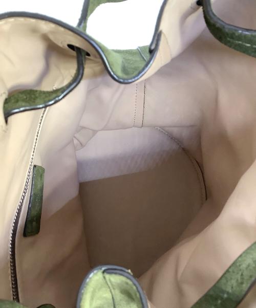 J&M DAVIDSON（ジェイ＆エム デヴィッドソン）J&M DAVIDSON (ジェイ＆エム デヴィッドソン) トートバッグ カーキの古着・服飾アイテム