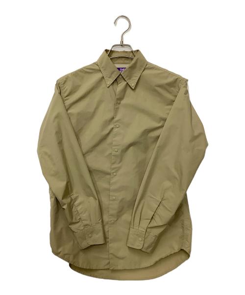 THE NORTHFACE PURPLELABEL（ザ・ノースフェイス パープルレーベル）THE NORTHFACE PURPLELABEL (ザ・ノースフェイス パープルレーベル) 長袖シャツ ベージュ サイズ:Sの古着・服飾アイテム