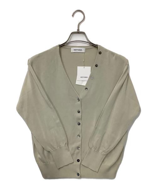ASYVAD（アシヴェイド）ASYVAD (アシヴェイド) 薄手カーディガン ベージュ サイズ:00の古着・服飾アイテム