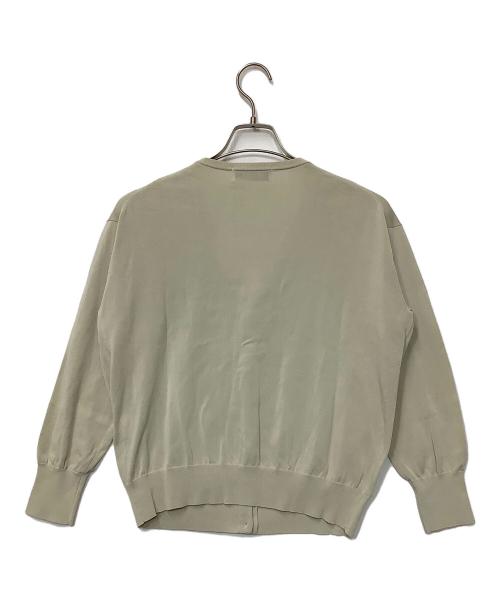 ASYVAD（アシヴェイド）ASYVAD (アシヴェイド) 薄手カーディガン ベージュ サイズ:00の古着・服飾アイテム