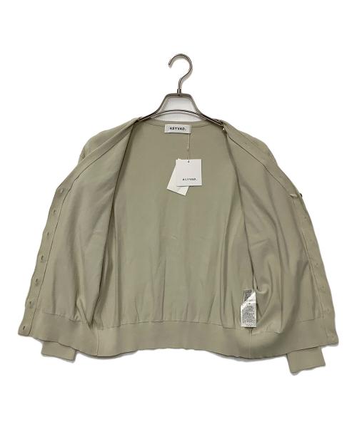 ASYVAD（アシヴェイド）ASYVAD (アシヴェイド) 薄手カーディガン ベージュ サイズ:00の古着・服飾アイテム