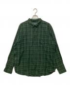 WOOLRICHウールリッチ）の古着「長袖シャツ」｜グリーン