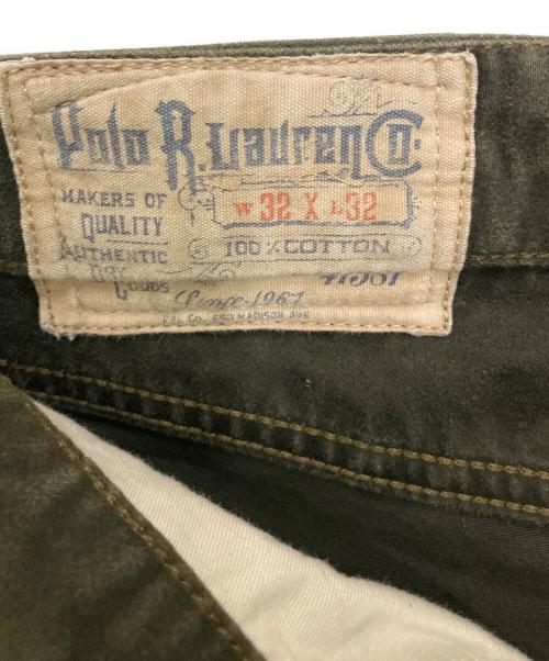 POLO RALPH LAUREN（ポロ・ラルフローレン）POLO RALPH LAUREN (ポロ・ラルフローレン) モールスキンパンツ カーキ サイズ:81の古着・服飾アイテム