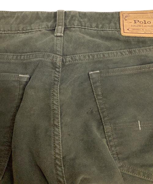POLO RALPH LAUREN（ポロ・ラルフローレン）POLO RALPH LAUREN (ポロ・ラルフローレン) モールスキンパンツ カーキ サイズ:81の古着・服飾アイテム