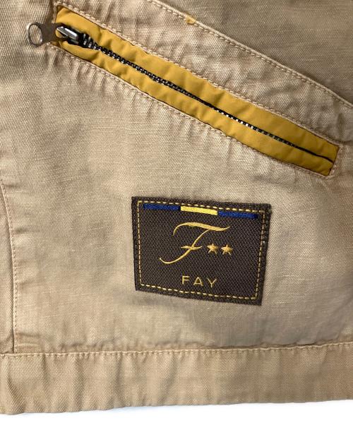 fay（フェイ）fay (フェイ) ジップジャケット ベージュ サイズ:XXLの古着・服飾アイテム