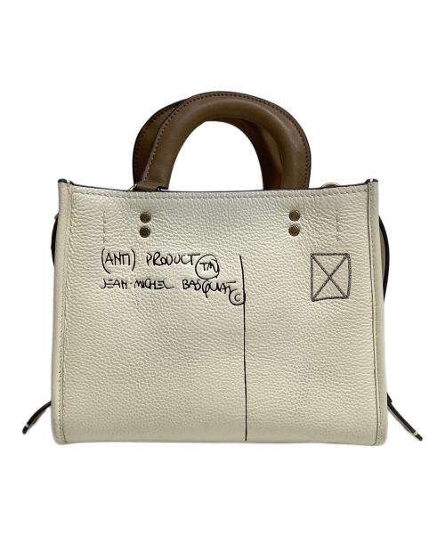 COACH（コーチ）COACH (コーチ) basquiat (バスキア) 3WAYバッグ ホワイトの古着・服飾アイテム