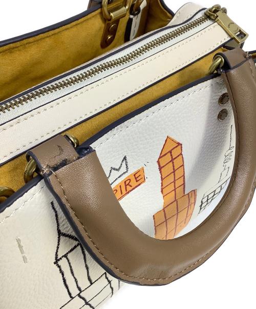 COACH（コーチ）COACH (コーチ) basquiat (バスキア) 3WAYバッグ ホワイトの古着・服飾アイテム