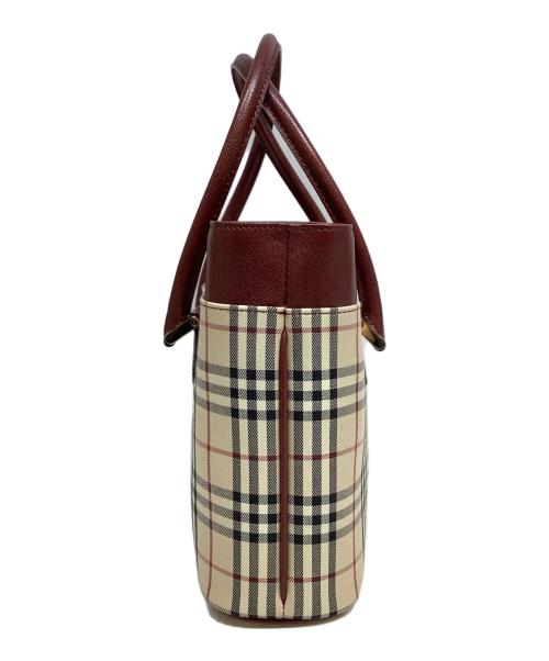 BURBERRY（バーバリー）BURBERRY (バーバリー) ハンドバッグ ベージュの古着・服飾アイテム
