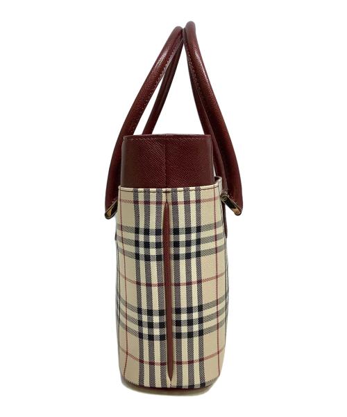 BURBERRY（バーバリー）BURBERRY (バーバリー) ハンドバッグ ベージュの古着・服飾アイテム