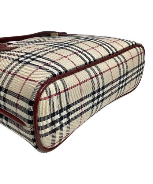 BURBERRY（バーバリー）BURBERRY (バーバリー) ハンドバッグ ベージュの古着・服飾アイテム