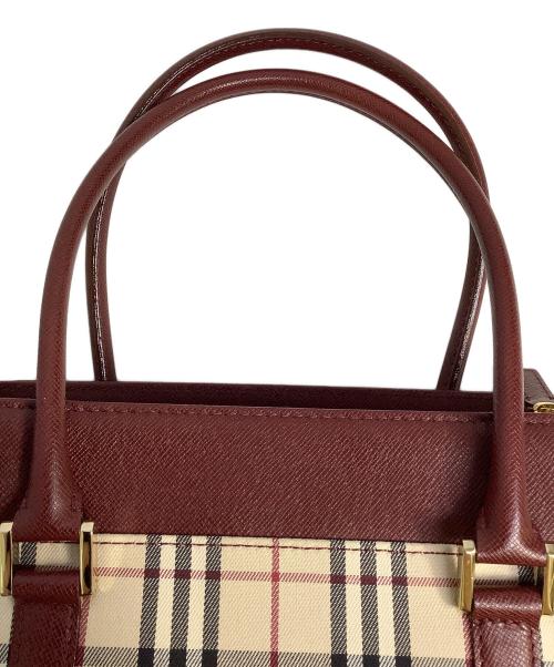 BURBERRY（バーバリー）BURBERRY (バーバリー) ハンドバッグ ベージュの古着・服飾アイテム