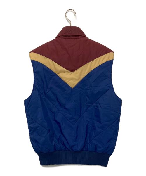 miller（ミラー）miller (ミラー) ジップベスト ブルー サイズ:Lの古着・服飾アイテム