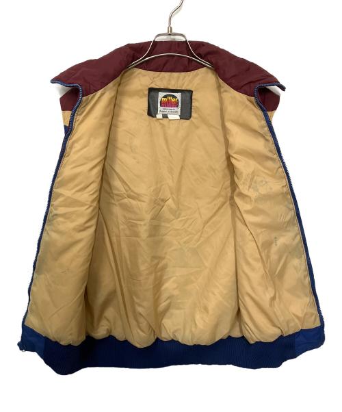 miller（ミラー）miller (ミラー) ジップベスト ブルー サイズ:Lの古着・服飾アイテム
