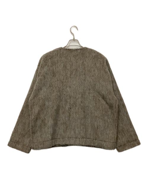 MALENKII（マレンキー）MALENKII (マレンキー) 厚手カーディガン ベージュ サイズ:-の古着・服飾アイテム