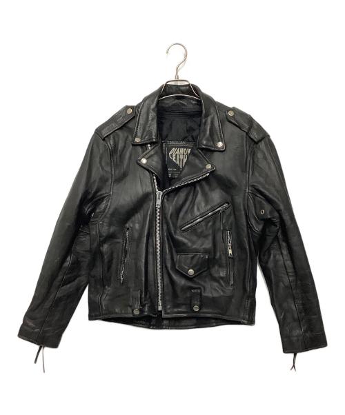 DIAMOND LEATHER（ダイヤモンドレザー）DIAMOND LEATHER (ダイヤモンドレザー) レザージャケット ブラック サイズ:40の古着・服飾アイテム