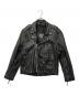 DIAMOND LEATHER（ダイヤモンドレザー）の古着「レザージャケット」｜ブラック
