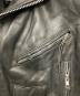 中古・古着 DIAMOND LEATHER (ダイヤモンドレザー) レザージャケット ブラック サイズ:40：7000円