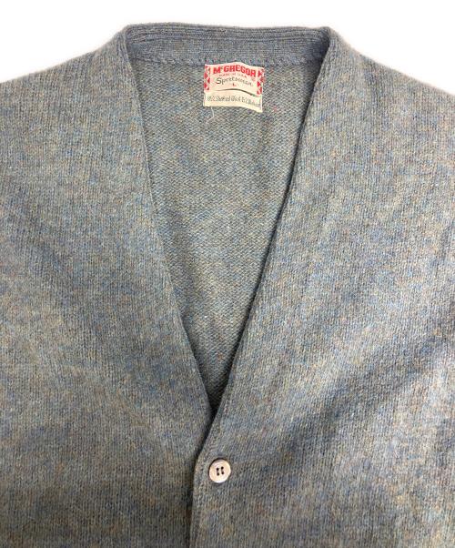 McGREGOR（マックレガー）McGREGOR (マックレガー) 厚手カーディガン ブルー サイズ:Lの古着・服飾アイテム